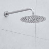 10-Inch Shower System, Slide Bar Shower Faucets Sets Complete Round Shower Heads and 5-Spray W1932P296310