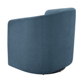 Ardena Blue Swivel Barrel Chair B050P322593