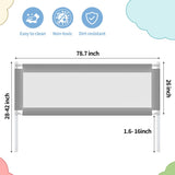 Bed Rail for, Detachable Baby Bed Rail Guard, Suitable for Queen, Full, Bed Rails for T3210P305486