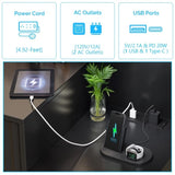 Black particleboard with a melamine finish, 5-drawer, 2-shelf dressing table set with 11 three-tone 55883849