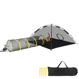 Outdoor Cat Play Tent with Tunnel, Portable Cat Playhouse Indoor Outdoor, Cat Playpen Enclosed 51628562
