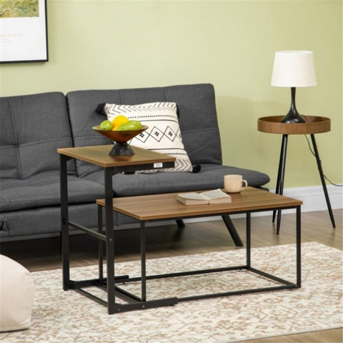 ZUN Top Coffee Table-white （Prohibited by WalMart） 53381802