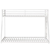 Same as B083P160614 Adam Sturdy Twin over Full Bunk Bed Metal White for Kids Adult, Low Profile B083P170884