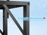 2 Step Ladder with Handrail, Swimming Pool Ladder Above Ground, 660 lb Load Capacity RV Steps with 92093589