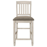 Nutmeg and Rustic Cream Counter Height Chair B062P153683