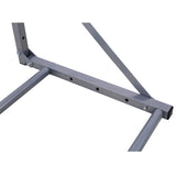Wall-Mounted Folding Tire Storage, 30.5 to 50.5 Inches Wide, Supports 300 Pounds, Silver 96394660