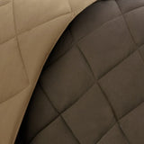 Full/Queen 3M Scotchgard Diamond Quilting Reversible Down Alternative Comforter Set B03595019