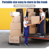 ZUN Furniture Dolly, 16 x 11in 500 lbs Capacity Furniture Movers Dollies 4 Wheels, Portable 04918527