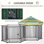 ZUN Metal Dog Playpen 84784214