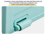 75gal 280L Outdoor Garden Plastic Storage Deck Box Chest Tools Cushions Toys Lockable Seat 33688203