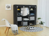 67" Portable Closet Organizer Wardrobe Storage Organizer with 10 Shelves Quick and Easy to Assemble 39192486