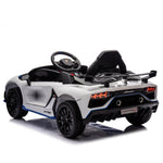 ZUN 12V Kids Ride On Car W/Parents Remote Control,Licensed Lamborghini Aventador Xago,Hydraulic pressure W1396P184346