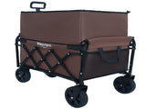 Expandable Dual-Layer Utility Wagon with 100% Extra Space - Grocery Cart for Camping, Shopping, 32829486