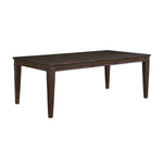 ZUN Dark Brown Finish 1pc Dining Table with Separate Extension Leaf Classic Look Dining Wooden Furniture B011P196946