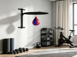 Adjustable Wall Mounted Speed Bag Platform Punching Bag Training Kit for Boxing Fitness Gym 60765556