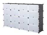 8-Tier Portable 64 Pair Shoe Rack Organizer 32 Grids Tower Shelf Storage Cabinet Stand Expandable 65115046