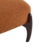 25.5" Modern Boucle Lounge Chair with Solid Wood Frame, Soft and Durable Boucle Upholstery, Perfect N767P256376D