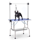 ZUN Large Size 46" Grooming Table for Pet Dog and Cat with Adjustable Arm and Clamps Large Heavy Duty 27393186