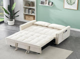 Modern velvet sofa, sofa pull-out bed, small love seat casual sofa with back, with pillow, pockets, 77444247
