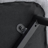 Comfortable Linen-Cotton Dining Chair Set - Six Pieces in Light Gray.Integrated Seat and W1512P360049