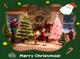 HOMCOM 7.5 ft Artificial Frosted Christmas Tree with Realistic Branches, Wide Full Spruce Holiday W2225P485592
