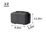 PP Trolley Case 12in 20in 2PCS Suitcase Set Dark Gray 02239068