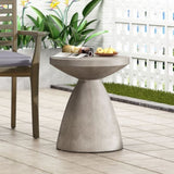 Outdoor LightWeight Concrete Side Table 73455.00
