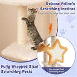 63-inch multi-stage cat tower, cat tree with scratchboard and toys 85068469