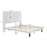 Stylish High Headboard Bed, 54 "High Headboard, High Quality, Comfortable High Back Design Ideal for W1716P222784