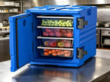 82QT Insulated Cooler with Wheels Blue 38929317
