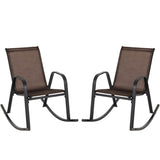 2 PCS Metal Patio Rocking Chair 62017621