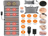 Full Body Vibration Massage Mat with Detachable Neck Pillow - 10 Massage Heads , 9 97917176