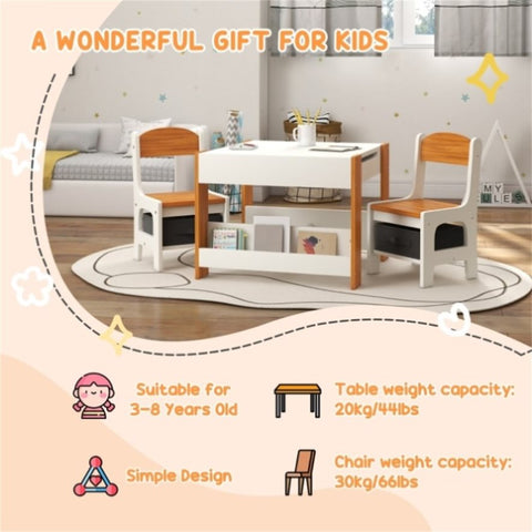 ZUN Kids Table and Chair （Prohibited by WalMart） 45584766