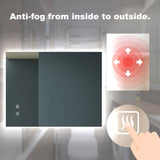 36X28 inch Bathroom Led Classy Vanity Mirror with High Lumen,Dimmable Touch,Wall Switch Control, W1992P211074