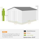 Outdoor Garden Storage Shed Tool House 52968712