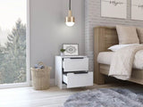 Cannon 2-Drawer Nightstand White B06280499