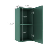 ZUN JOVI 14" Wall-Mounted Floating Bathroom Vanity Side Cabinet with a Door and a Shelf, W2615P227356