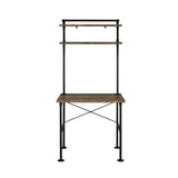 Ensata Rustic Oak & Black Finish Writing Desk B2726P268037