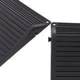 4PACK Tire Saver Ramps,Wheels Tire Saver Ramps,Anti-Slip Hard Plastic Design,Black 96888067