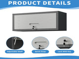Heavy Duty Metal Wall Mounted Tool Storage Cabinet Steel Metal Garage Storage Cabinet for Garage 33004221
