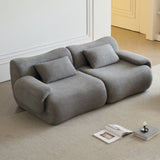 Sofa in a Box, Memory Foam 2-Seater Couch, Modern Compression Sofa with Deep Seat, No Assembly W3622P346253