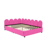 Full Size Upholstered Daybed with 2 Drawers, Velvet Sofabed with Soft Fabric Headboard, No N733P194901R