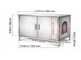 Wooden Cat Box Cabinet 81478978