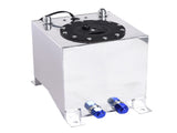2.5 Gallon 10L Universal Aluminum Fuel Tank Oil Level Sensor Silver 38614765