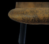 Dining Chairs Set of 4, Modern Accent Chairs with Soft glove suede Fabric Upholstered Seat, Spoon 02580000