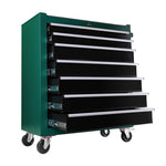 ZUN 7-Drawer Rolling Cart, Rolling Box on Wheels, Lockable Home Repair Storage Organizer, 77795042