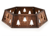 Wooden Christmas Tree Collar for 6/7.5/9 ft Artificial Trees31.5 x 27.5 x 10 Inch Xmas Tree Stand 74721667