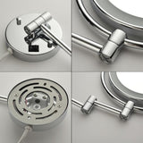 LED Wall Mount Two-Sided Magnifying Makeup Vanity Mirror 58396596
