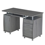 ZUN Complete Workstation Computer Desk with Storage, Grey 74539286