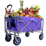 Outdoor Garden Multipurpose Micro Collapsible Beach Trolley Cart Camping Folding Wagon W321P206628
